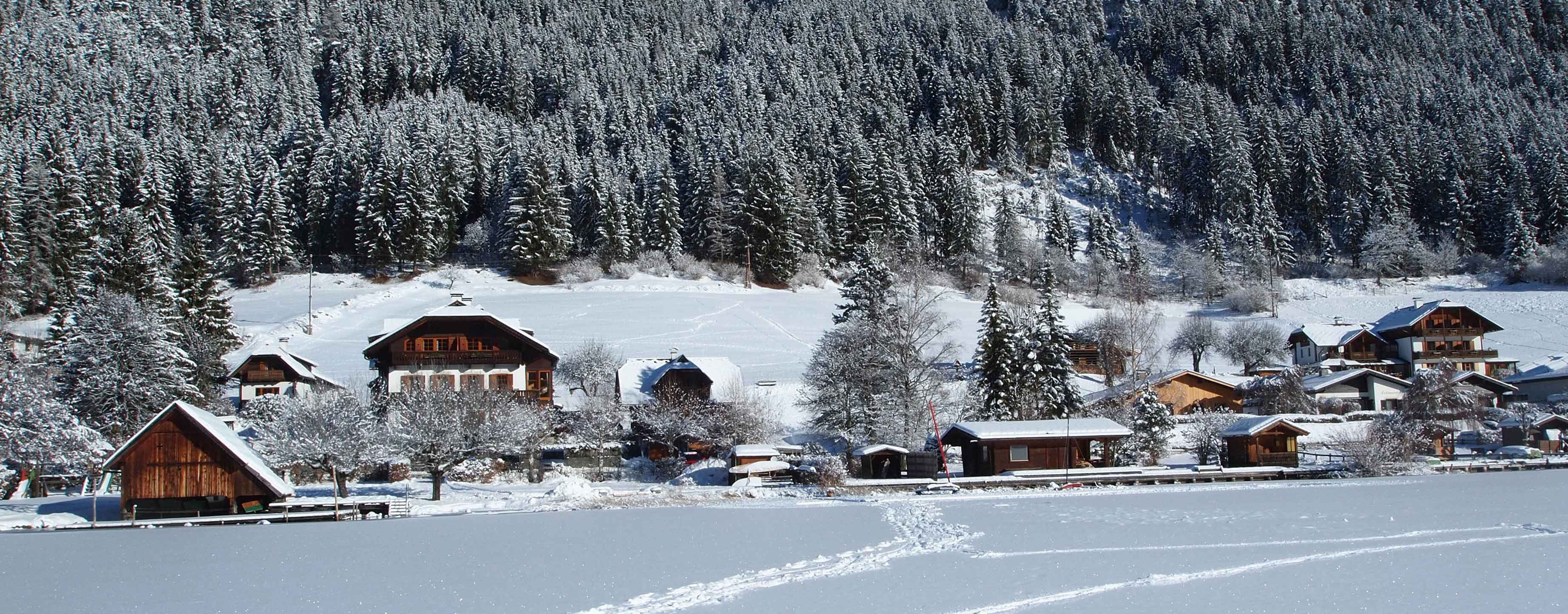 Ferienhof Obergasser & Pension Bergblick im Winter