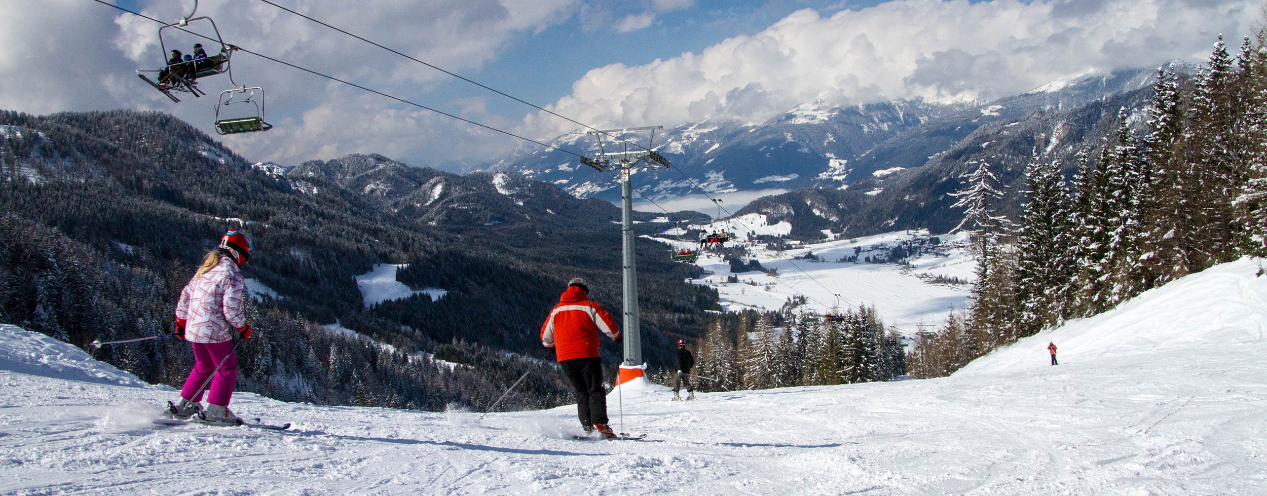 Skifahren im Familienskigebiet Weissensee